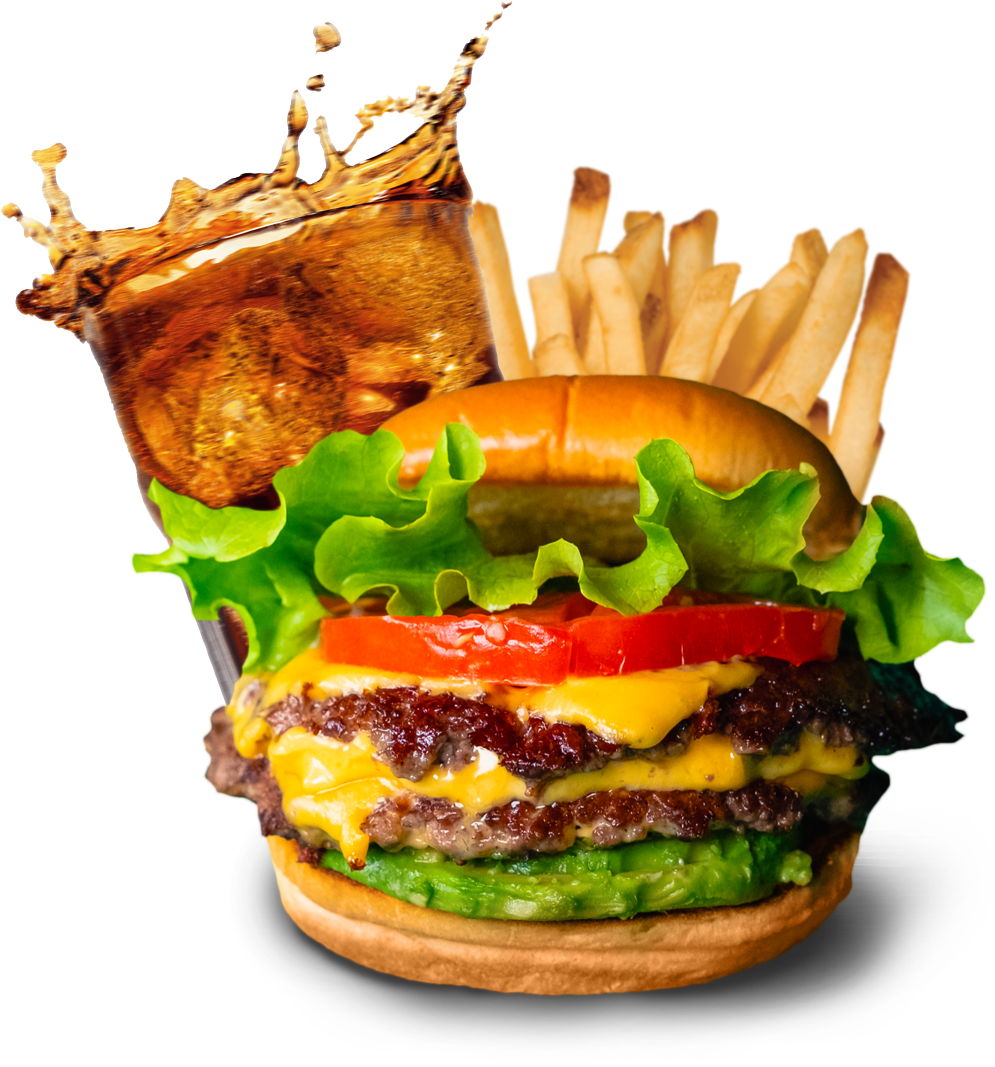 burger gourmand haute qualité - photographie pour menus de restauration